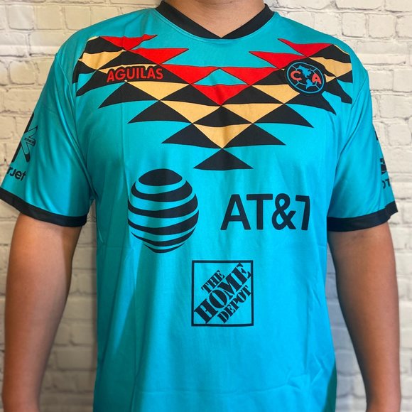 Black Friday sales!!!Blue America Mens Soccer Jersey Playera de Futbol - Picture 9 of 10